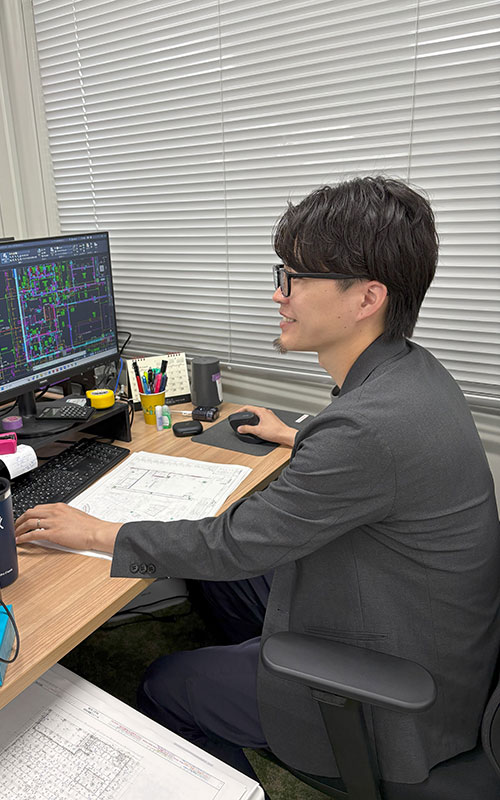 若手社員へのインタビュー