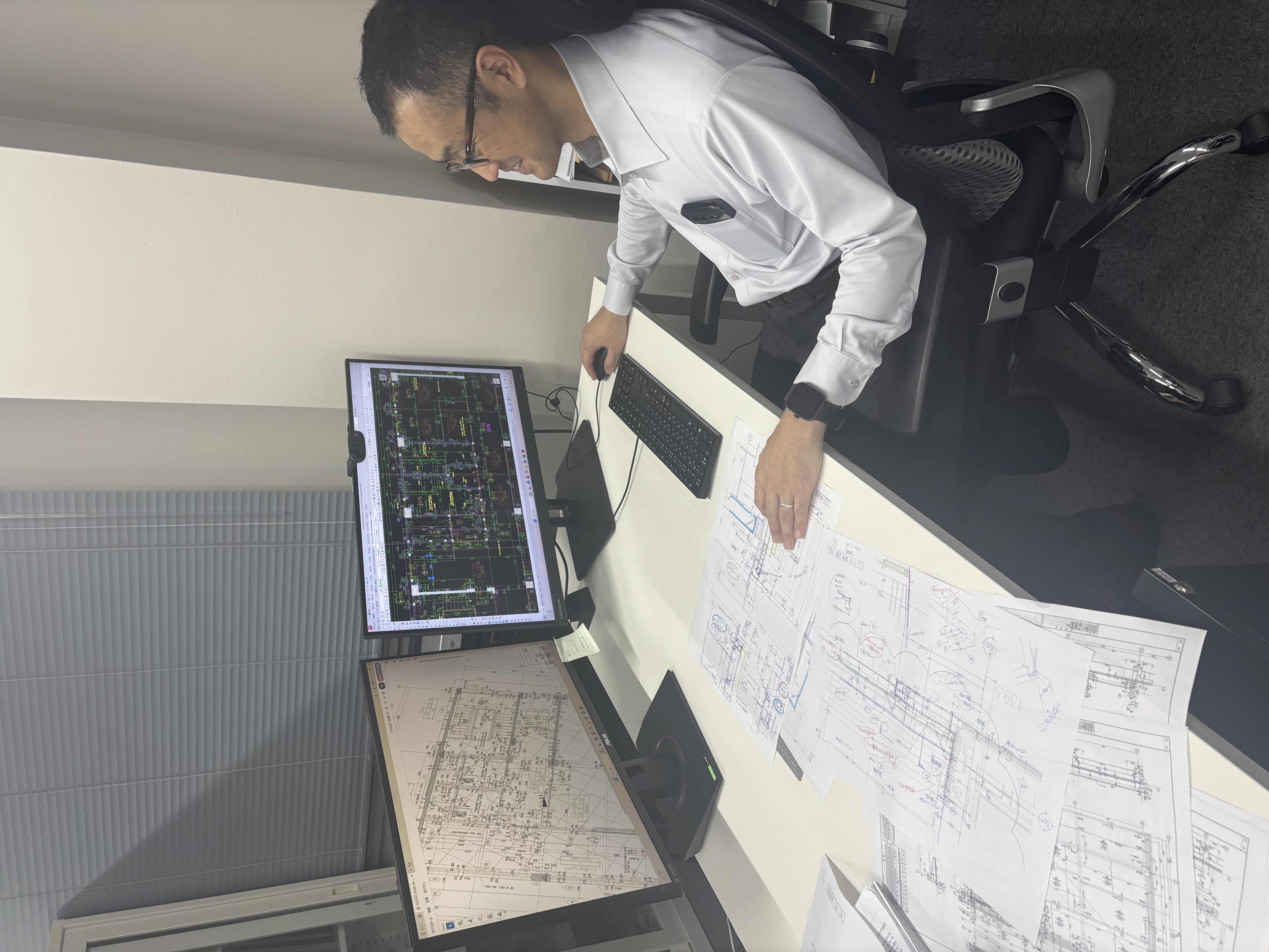 ベテラン社員へのインタビュー